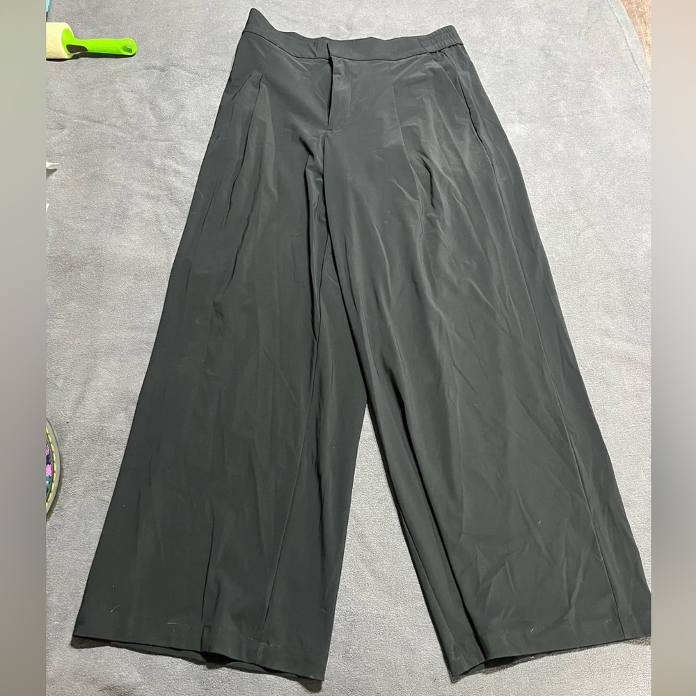 Athleta Women's Black Wide-Leg Pants